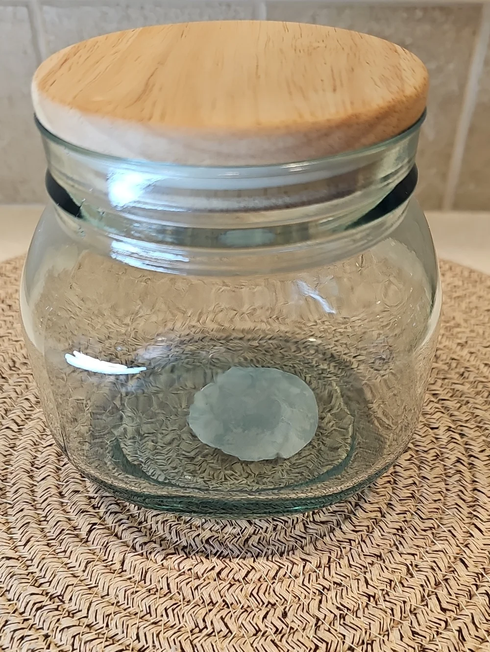 Hearth & Hand Recycled Glass 3 Pc. Canister Set